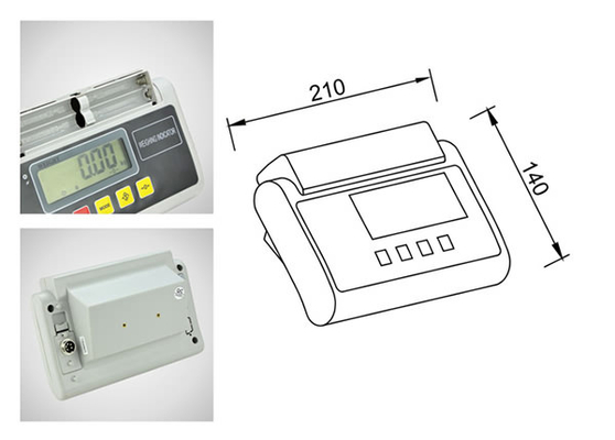 نمایشگر وزن صفحه LED/LCD برای اندازه گیری دقیق وزن