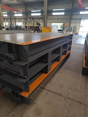 U-beam Steel Bridge Truck Scale Structure For Easy Installation Weigh Pad -10C 50C ساختار تراز فولادی پل U-beam برای نصب آسان و آسان