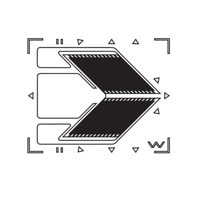 تراش تورسیون V فولیک روسستیس (Rossetes Foil Strain Gauge) سری HA-B