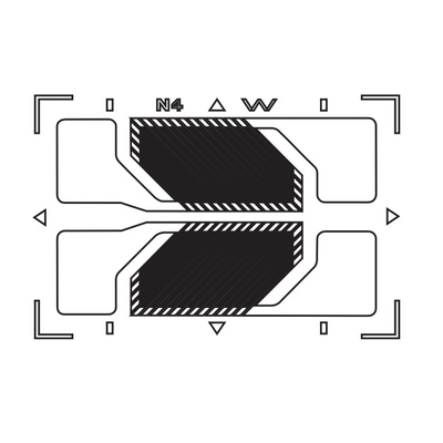 تراش تورسیون V فولیک روسستیس (Rossetes Foil Strain Gauge) سری HA-B