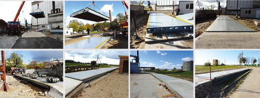 10-100 تن وزن کامیون Weighbridge نصب آسان طول عمر کار